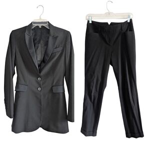 Y2K Express Design Studio Tuxedo Suit 2 (Double Button Blazer With Ankle Pant)